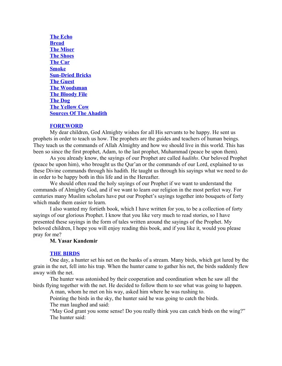 40 Hadiths for Children with Stories preview 4