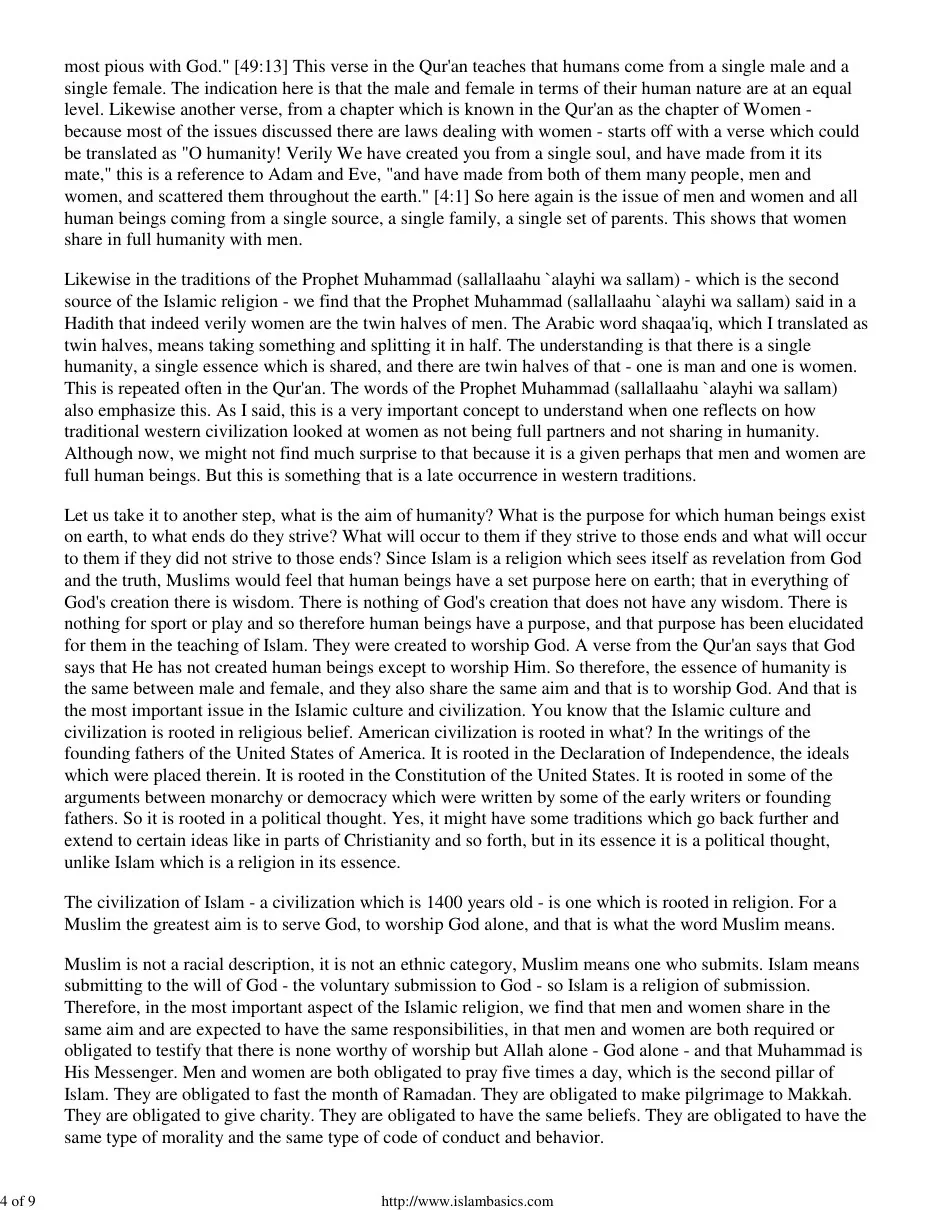 Islam - Elevation of Women's Status, A thoughtful exploration of women's rights in Islam preview 4