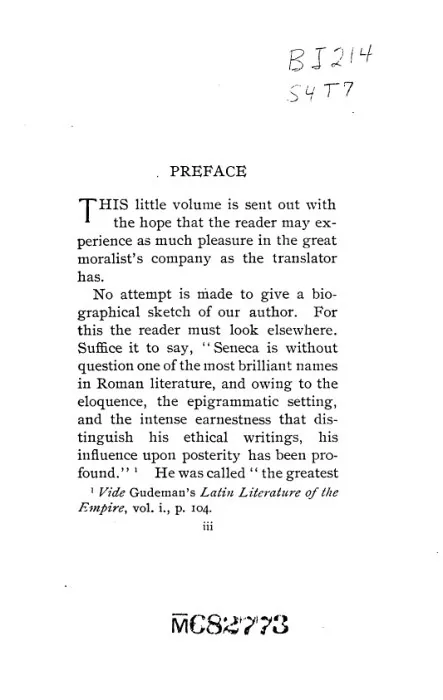 L. Annaeus Seneca: Tranquillity of Mind and Providence preview 3