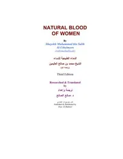 Natural Blood of Women, A scholarly book on women's natural cycles by Shayekh Muhammad bin Salih Al-Utheimeen preview 4
