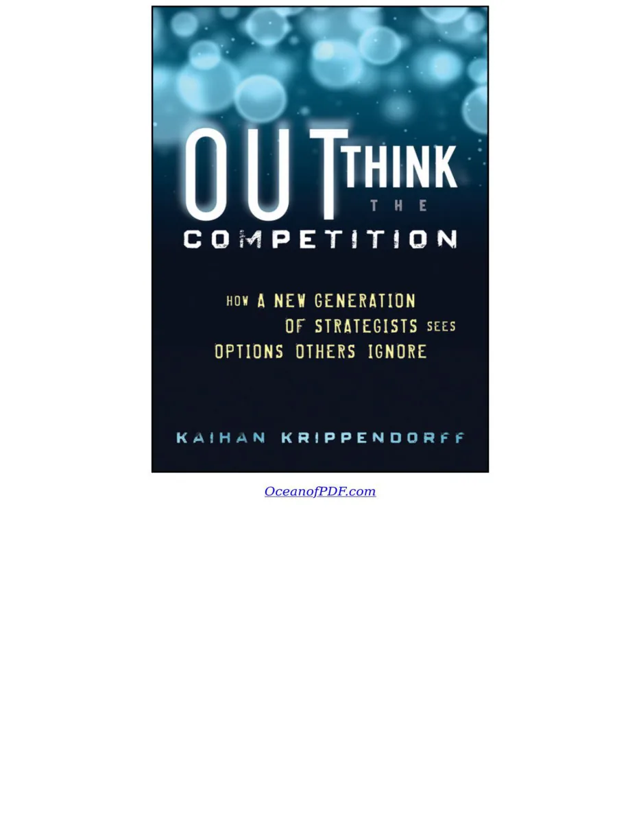 Outthink the Competition by Kaihan Krippendorff preview 4