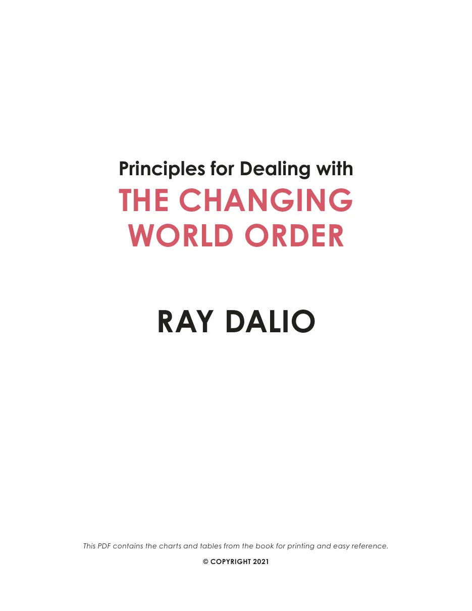The Changing World Order by Ray Dalio preview 5