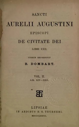 The City of God, Volume I, by St. Augustine of Hippo